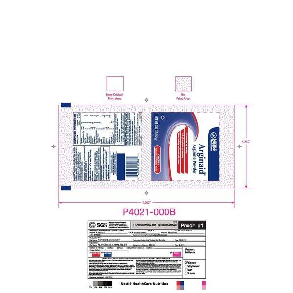 Nestle Arginaid Cherry Arginine Powder 0.32 oz. Packets, PK56, Nestle, Mfr#: 10043900359844